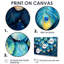 Peacock Feather Collage - art mural oiseau-1330535028-1330534986-1330534985