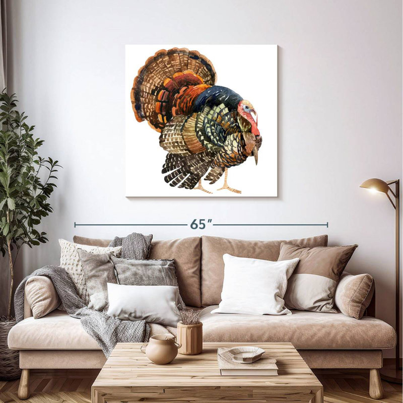 Brampt Turkey, 39" H x 39" W