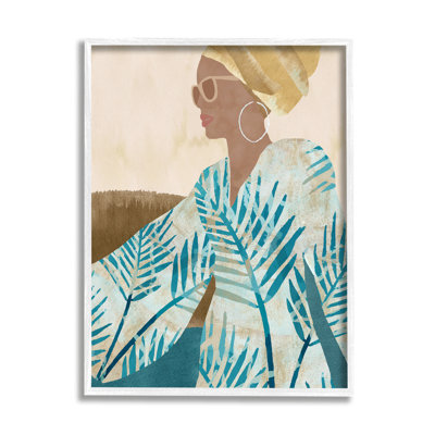 «Botanical Trendy Fashion Collage» par Flora Kouta - impression