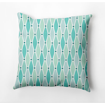 Beach Vacation Geometric Outdoor Reversible Throw Pillow
