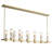 Light Chamont Double or Single Linear Kitchen Island Rectangle Chandelier-88072943-88072947-132283665