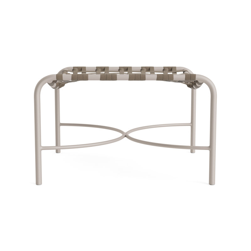 Kantan Outdoor Ottoman, Gray/Dove