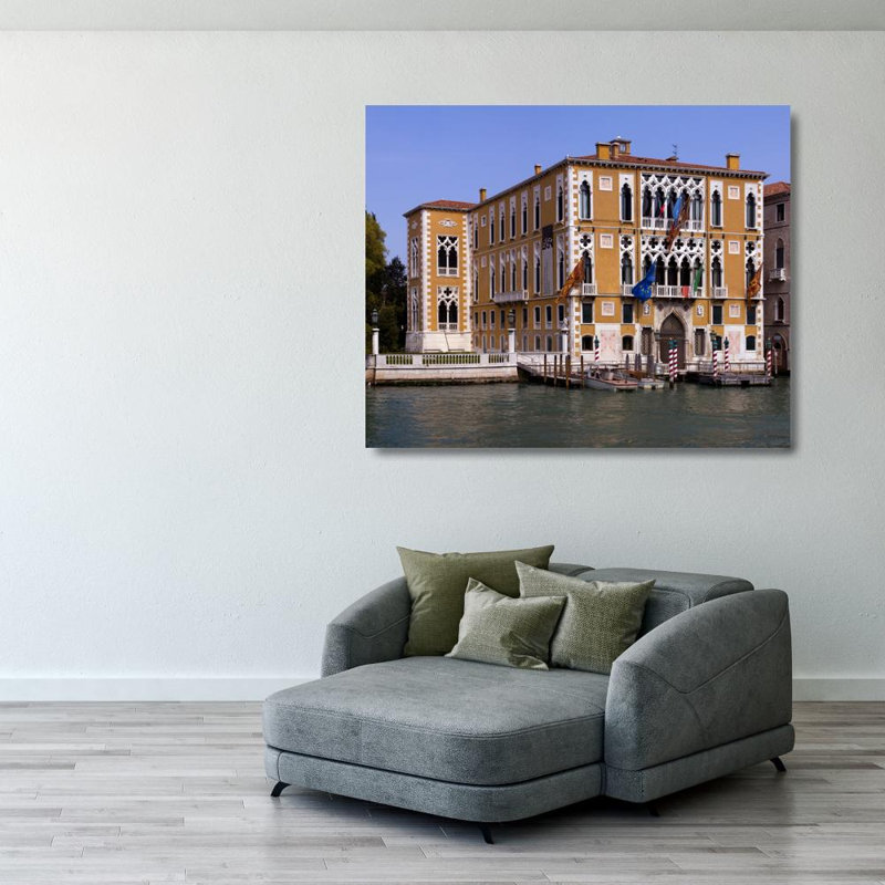 Palazzo Grand Canal à Venise, Italie, H 28 po x l 35 po