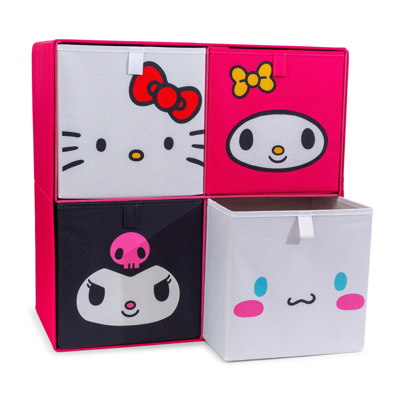 Bacs de rangement Sanrio Hello Kitty and Friends | Ensemble de 4