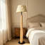 Lampe sur pied artistique et créative en bois massif-181401594
