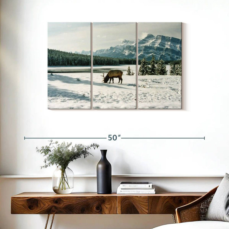 Brampt Banff Bull Elk, 24" H x 38" W