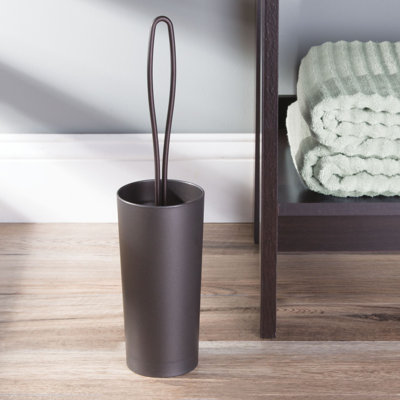 iDesign Loop Plastic Toilet Brush and Holder