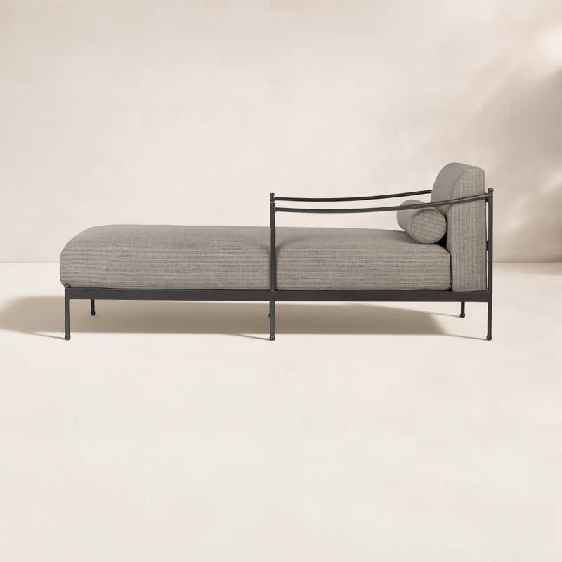 Granger Outdoor Chaise Lounge, Ambro Stripe