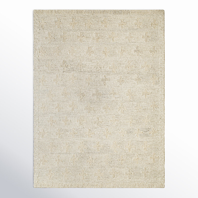 Niara Hand Tufted Wool Indoor Rug, Rectangle 8'10" x 12'