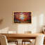 Plantes et fleurs, forêt d'automne, banc, vue sur le lac, peinture-878454881-878454886-878454909