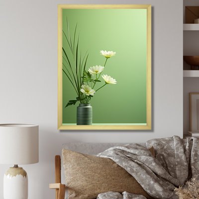 «Simplistic Flora Petal Bliss», reproduction sur toile