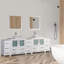 Ensemble de meuble-lavabo double 96 "avec miroir -27042736