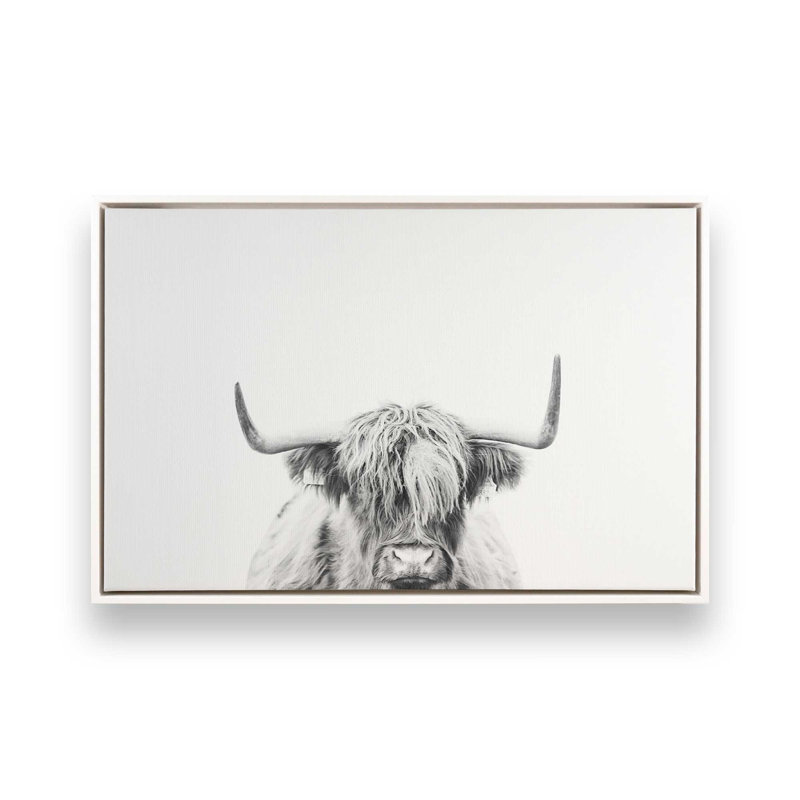 Highland Pride Print, Opaque White Floater Framed, 20.75" H x 30.75" W x 1.75" D