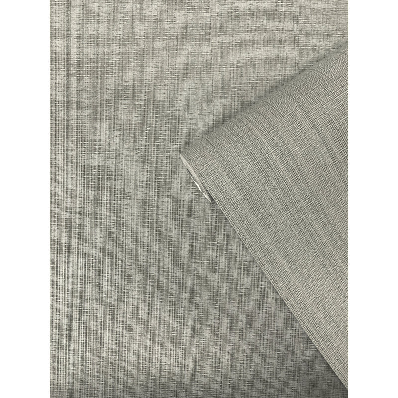 Boutique Textured Stripe Wallpaper Roll, Brown