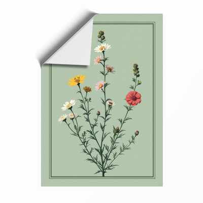 Study in Blush Botanical - Framed Print