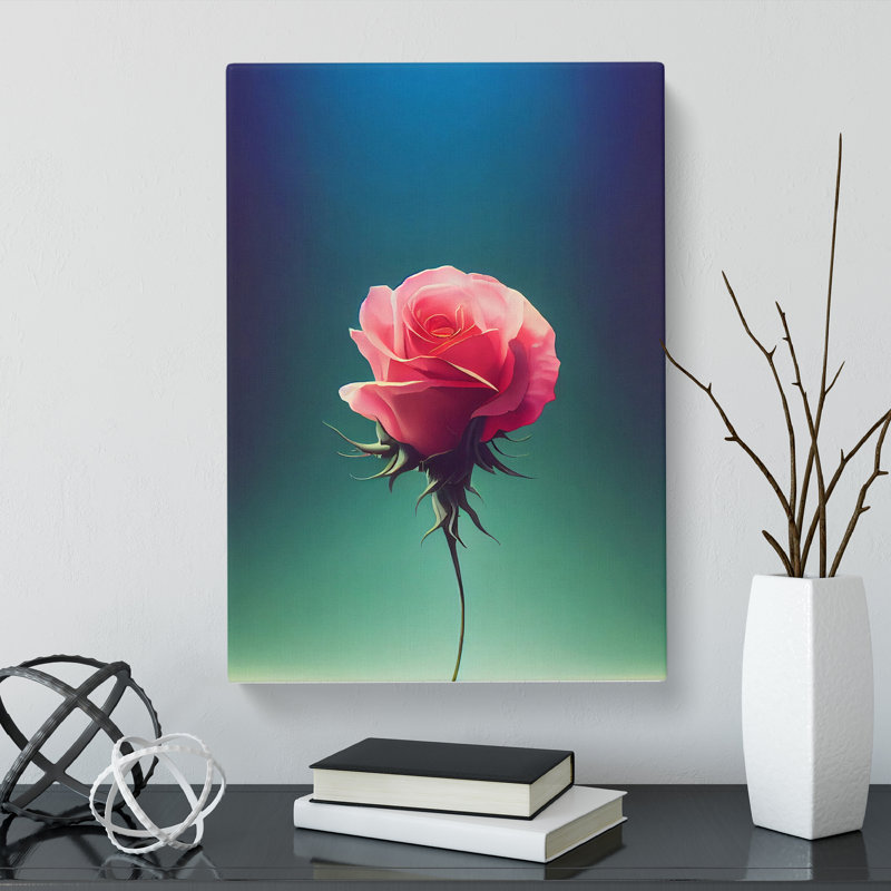 Rose Traditional Vol.4 - Wrapped Canvas Print, 60cm H x 40cm W x 3cm D