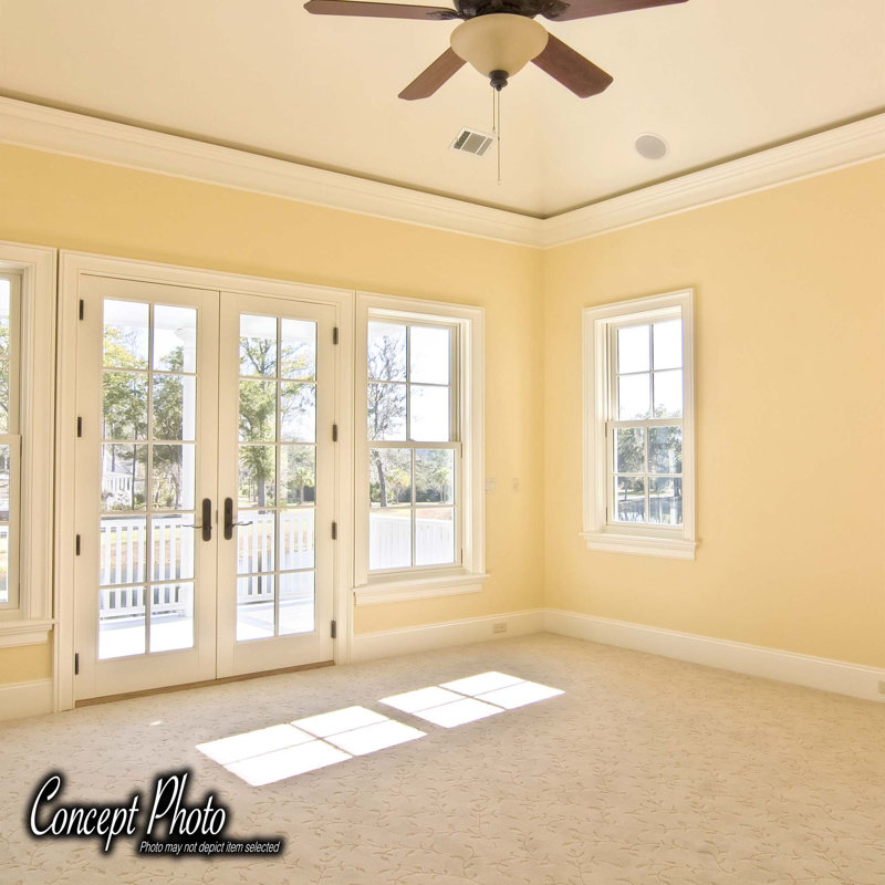 Primed White 4.75'' x 96'' Urethane Baseboard Moulding Set