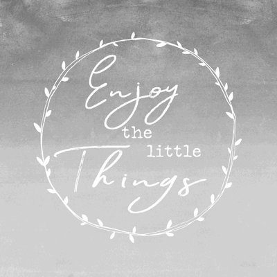 " Enjoy The Little Things 3 " Painting Print