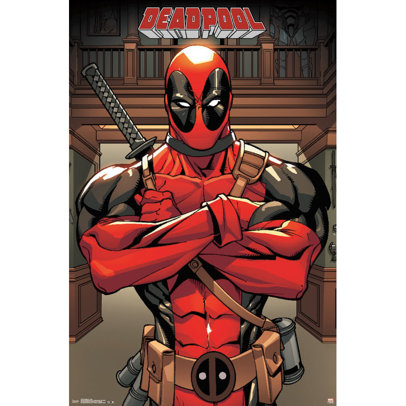 Impression sur papier deadpool-pose
