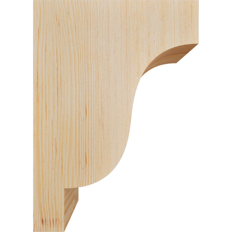 Newport Corbel, H 14 po x l 5,5 po x P 10 po, Sapin de Douglas, Lisse