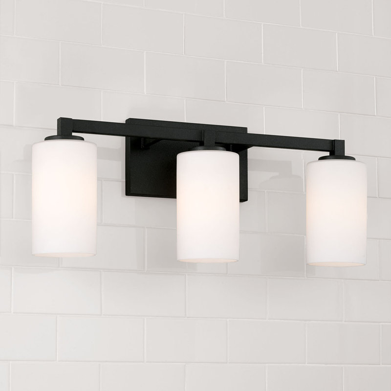 Keeley 3 - Light Dimmable Vanity Light, White