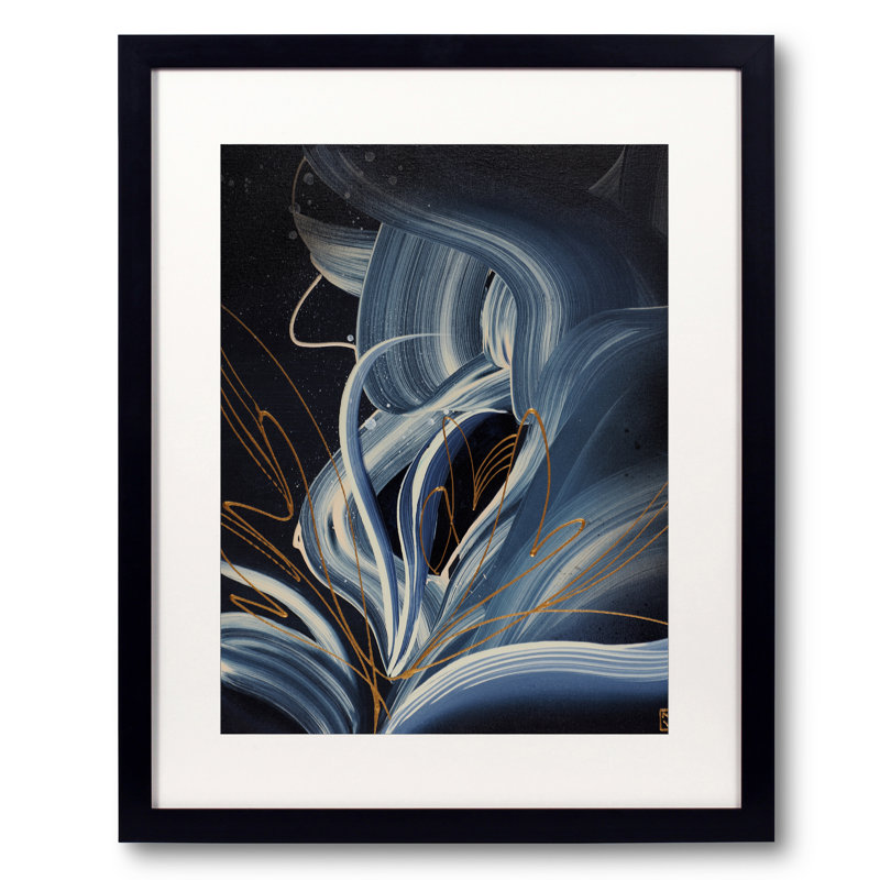 Terra Nova Print by Novi Lim, Black Framed Paper, 30" H x 24" W