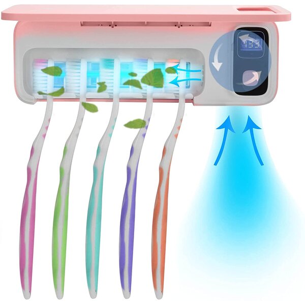 Uv Light Toothbrush Sterilizer Sanitizer Dust-Proof Toothbrush Holder -  Worth Buying? 