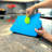 Foldable Silicone Non-Slip Cutting Board Blue-88864885