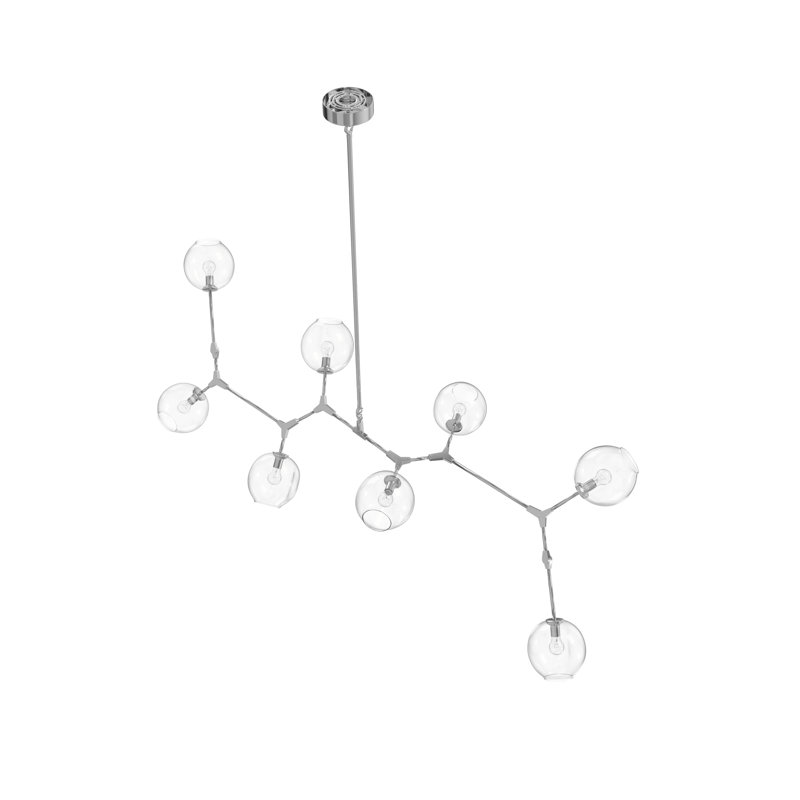 Fairfax 8 - Light Chandelier, Matte Chrome