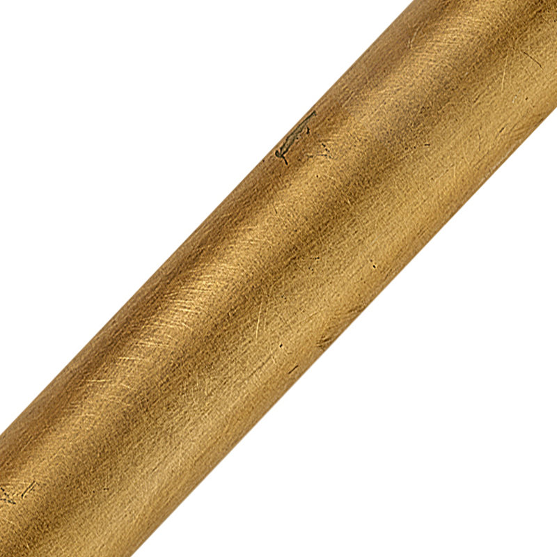 12-in Steel Accessory Stem, Rustic Brass