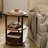 Ladonta Round End Table, 3-Tier Storage Shelves (Set of 2)-502789634-504605532-504605603