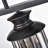 4 - Light Chrome/Black Kitchen Island Pendant