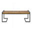 Banc industriel en bois et métal-1020575703