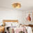 20.9" Boho Caged Ceiling Fan With Light Kit And Remote Control