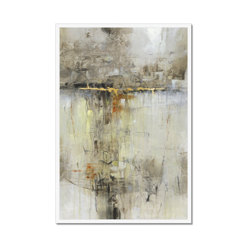 Cross Over II, 50cm H x 34cm W, White Framed Paper Print