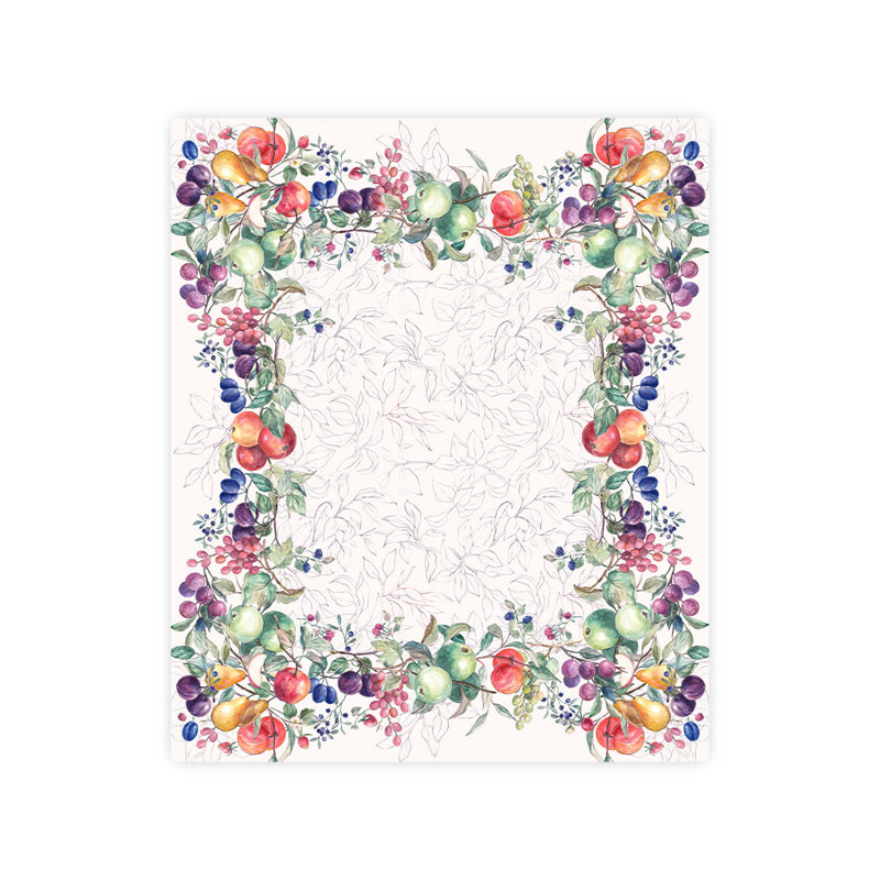 In the Orchard Tablecloth, 84" L x 70" W