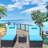 3-Piece Outdoor Patio Furniture Set, Chaise Lounge, Patio Reclining Lounge Chair Chaise Couch Cushioned With Glass Coffee Table-1339995311