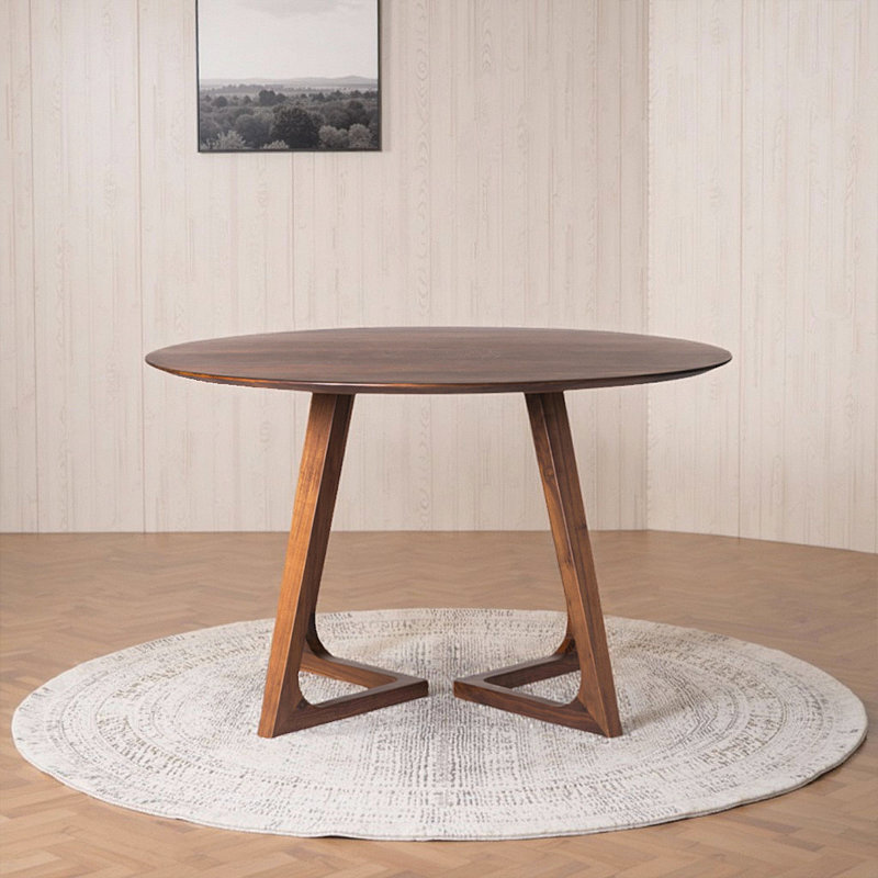 Petite table de salle à manger Nordic, H 29,53 po x l 39,37 po x P 39,37 po