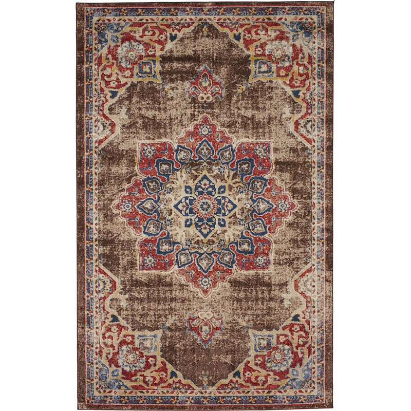 Yates Oriental Indoor Rug, Rectangle 4'1" x 6'1"