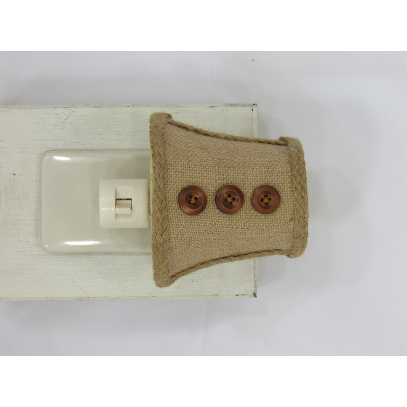Burlap Night Light