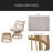 CHAIR & SIDE TABLE