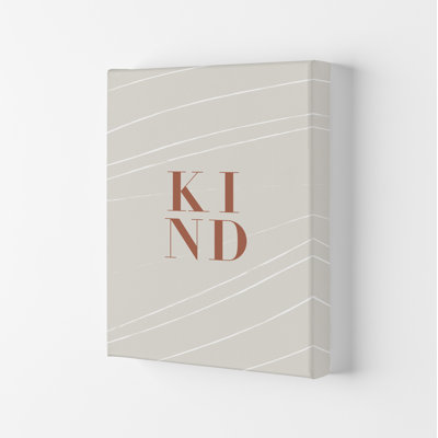Kind - Print on Canvas