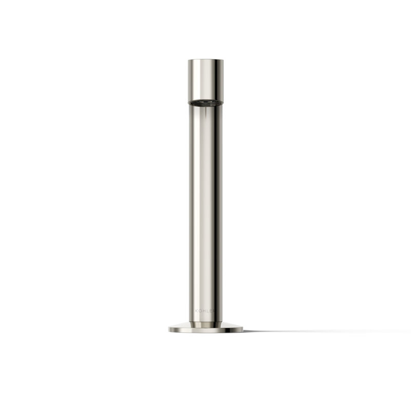 Components Bathroom Sink Spout with Row Design, Polished Nickel