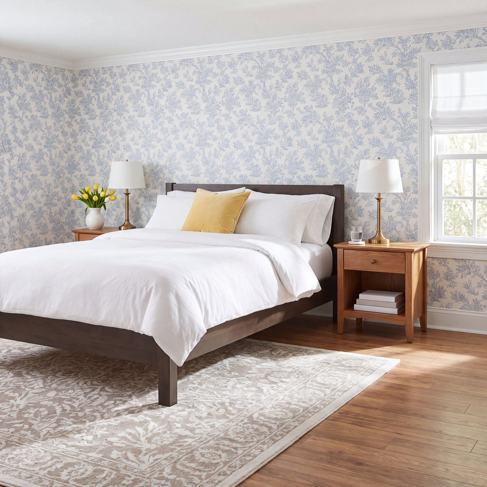 Mabank Farmhouse Bed Rails, Brown