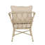 Fauteuil club Bruce, structure en bois robuste avec revêtement doux