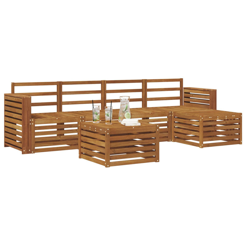 257cm Wide Patio Sectional Set
