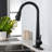 Topcraft Single Handle Single Hole Pull Down Kitchen Sink Faucet with Deck Plate-71541378