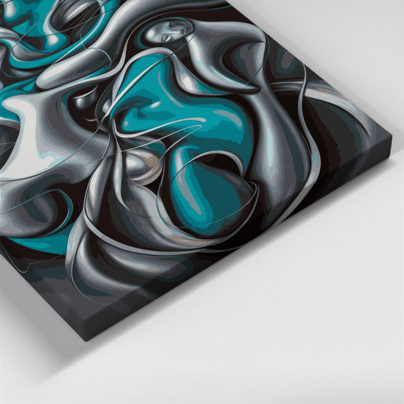 Art mural abstrait sur toile 45