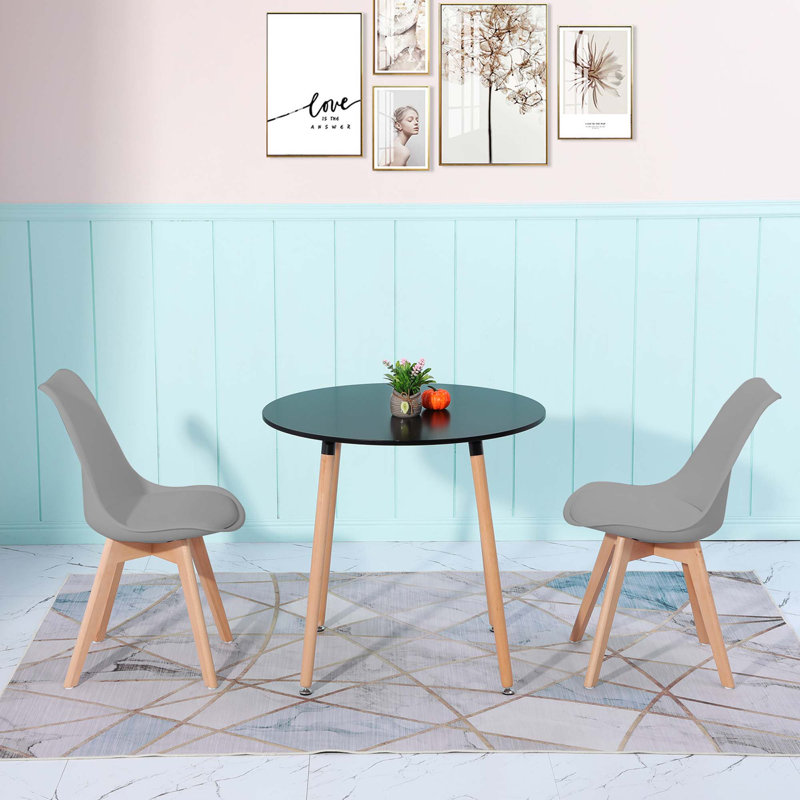 Dex Dining Set, Dark Blue, Black, Pieces Included: 5