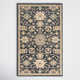 Arden Floral Handmade Tufted Wool Navy/Brown/Light Beige Area Rug
